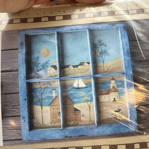 Vtg Sunset 2993 Bird In The Hand Counted Cross Stitch Kit 12”x12” Open Complete+ - Picture 9 of 12